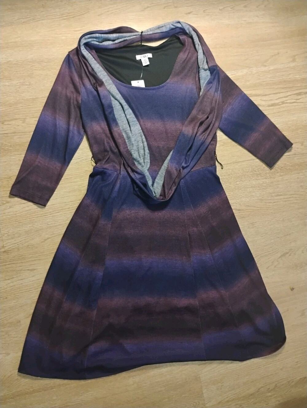 NEW Cato Purple Dress Women’s M Modest Stretch